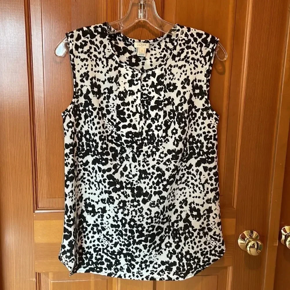 J.CREW black and white woman’s tank top